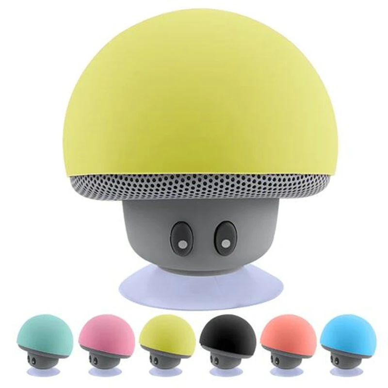 

Wireless Bluetooth Speaker Portable Mini Speakers Mushroom Waterproof Bass Stereo Speaker With Mic For Mobile Phone Computer HYT