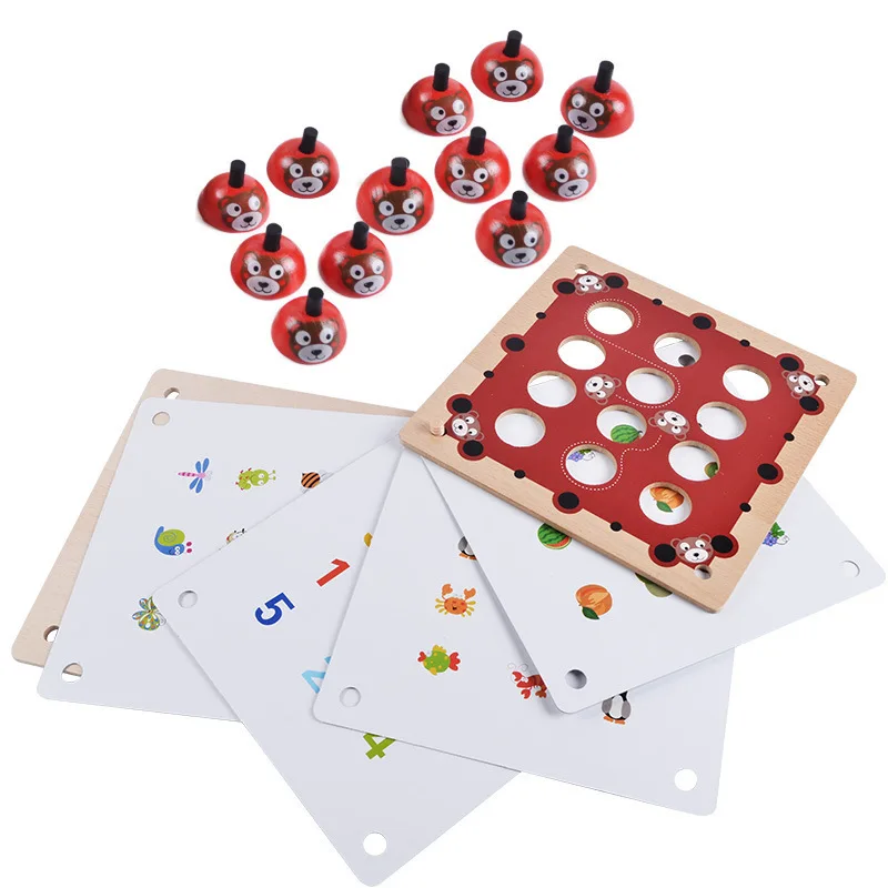 Новое поступление 2017 года Паззлы и Волшебные кубики медведь памяти шахматы