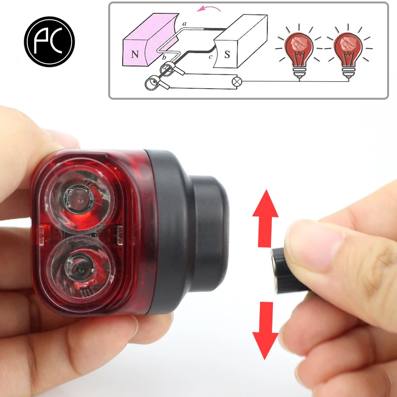P Велоспорт Велосипедный Спорт заднего света Водонепроницаемый автономным
