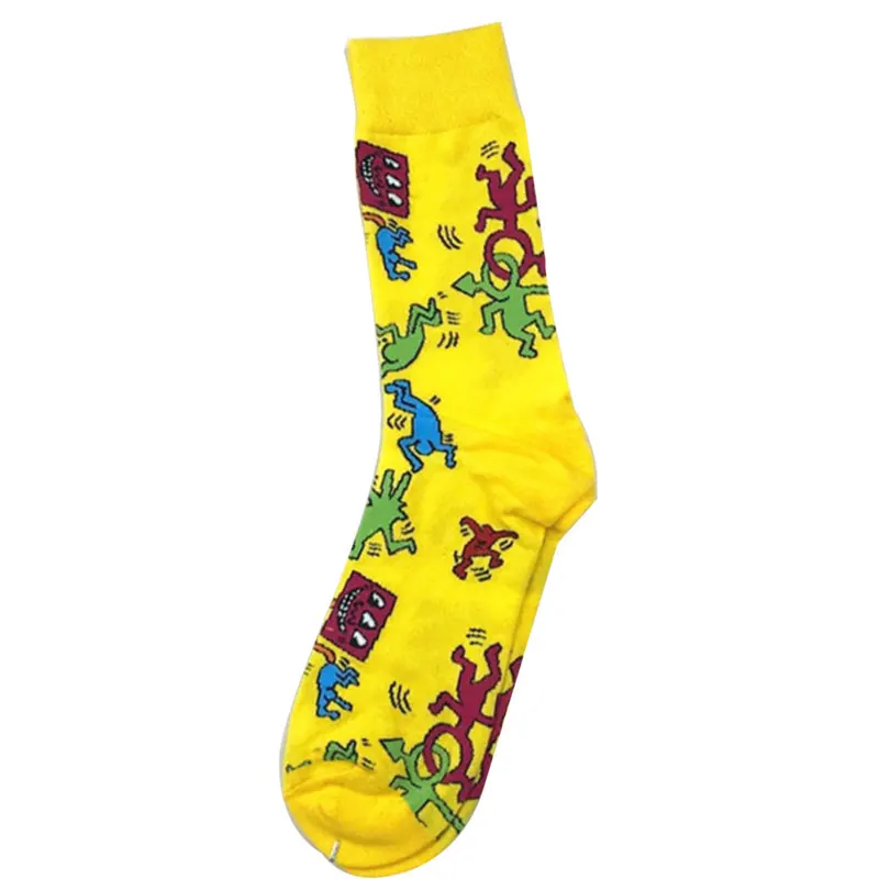

Funny Pattern Socks Mens Socks All Seasons Abstraction Soft Lovers Socks 1 Pairs Unisex Socks Fashion