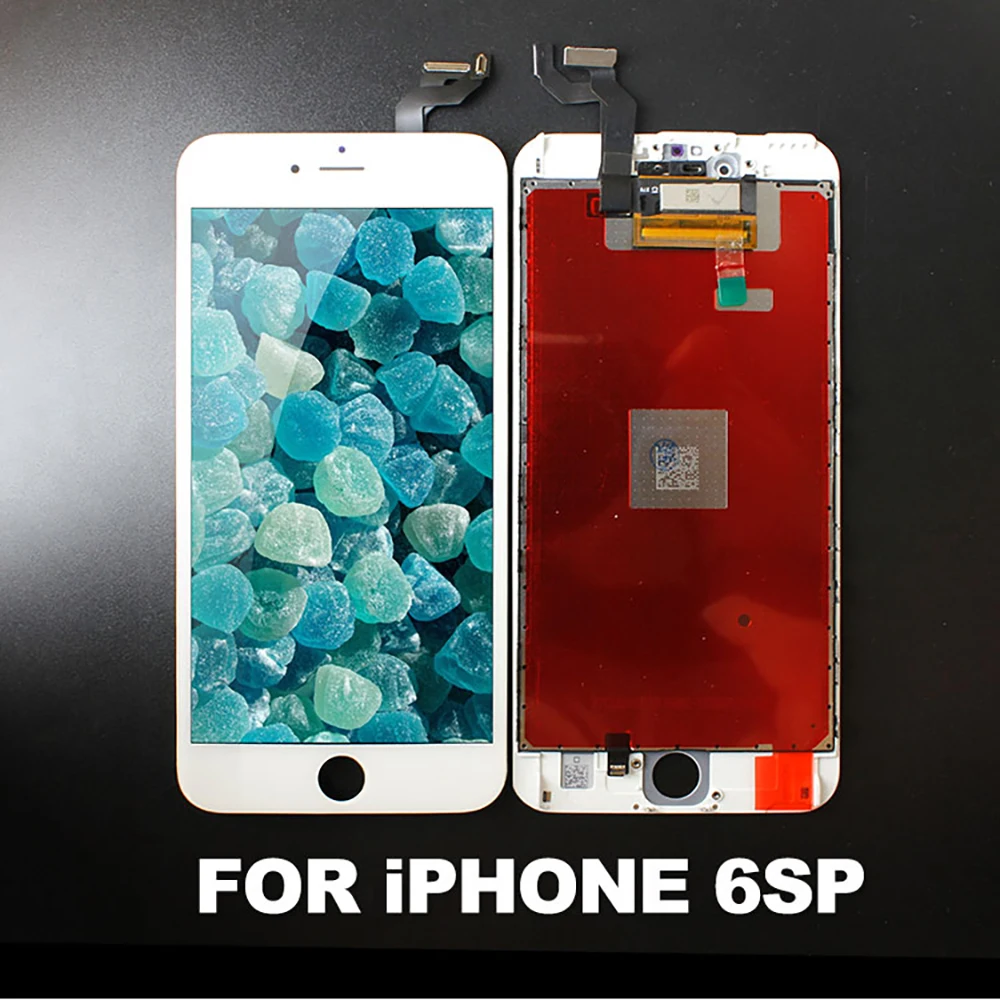 Белый и черный для iPhone 6S Plus ЖК дисплей кодирующий преобразователь сенсорного