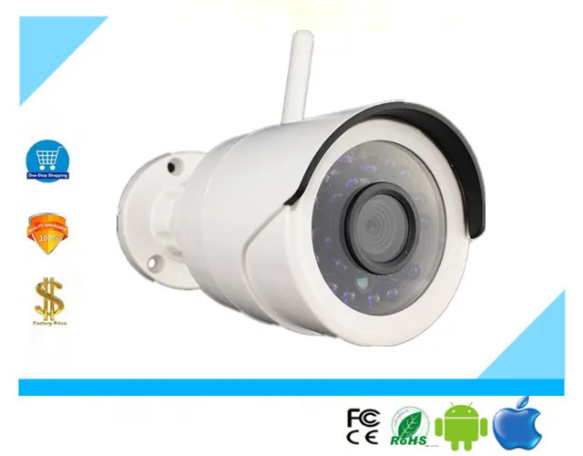 Wi Fi беспроводная ip камера 720 P/960 P интегрированный микрофон аудио 24 светодиода