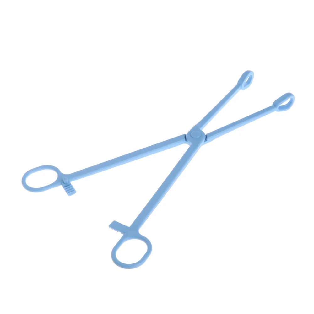 1 шт. синий рептилия змея Террариум ящерицы Пластик Щипцы Пинцет любимчика