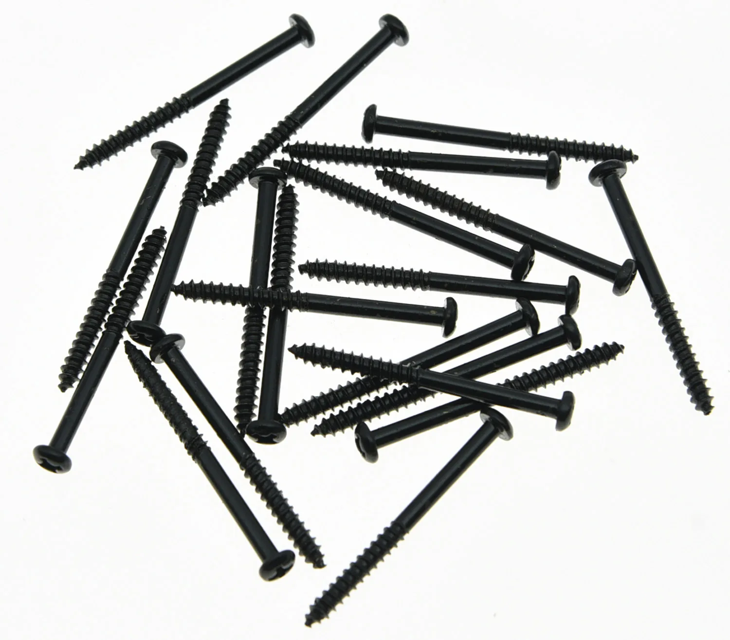 KAISH 20x Бас Пикап монтажные винты для PB JB P90 пикапов черный|pickup mounting screws|bass pickuppickup