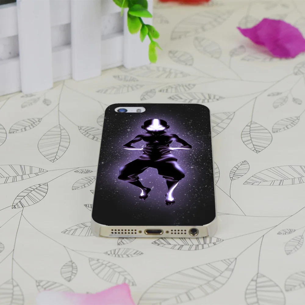 C2703 Avatar Aang Прозрачный Жесткий Тонкий чехол для Apple IPhone 4 4S 4G 5 5G 5S SE 5C 6 6S Plus |