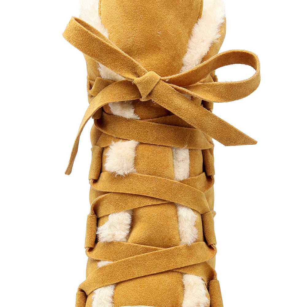 Женские лакированные сапоги зимние теплые до середины икры большой размер 34 52