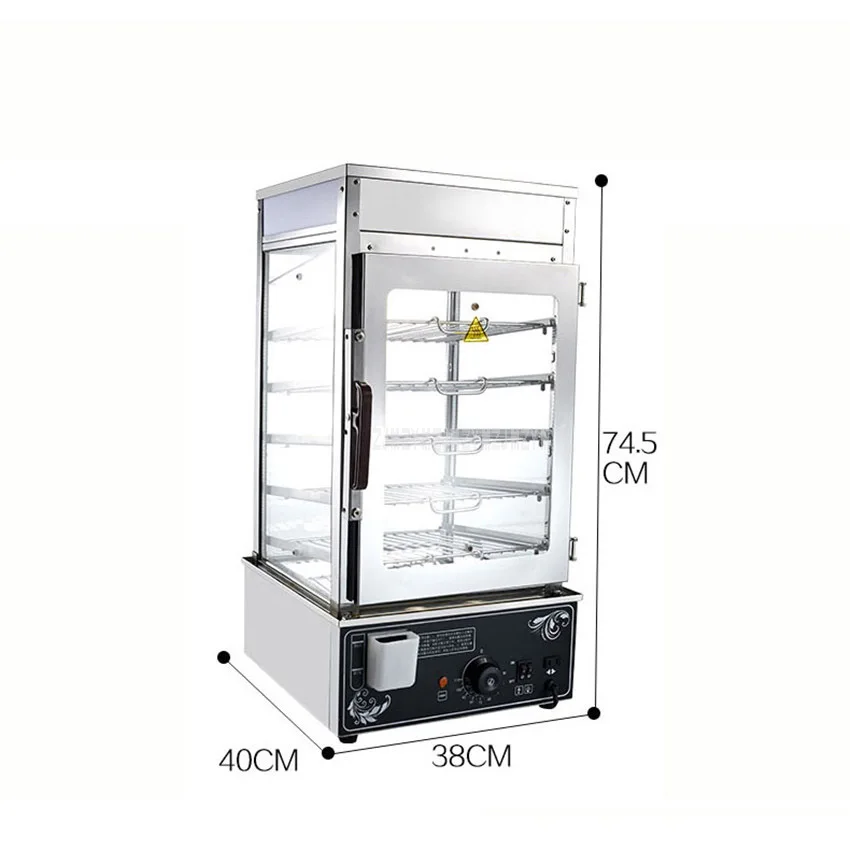 1.2KW 5 слойный Электрический Пароварка коммерческий паровой аппарат с паром на