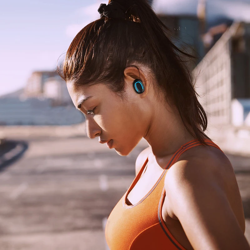 Bluetooth наушники TWS, беспроводные наушники Blutooth 5,0, наушники с громкой связью, спортивные наушники, игровая гарнитура, телефон PK HBQ