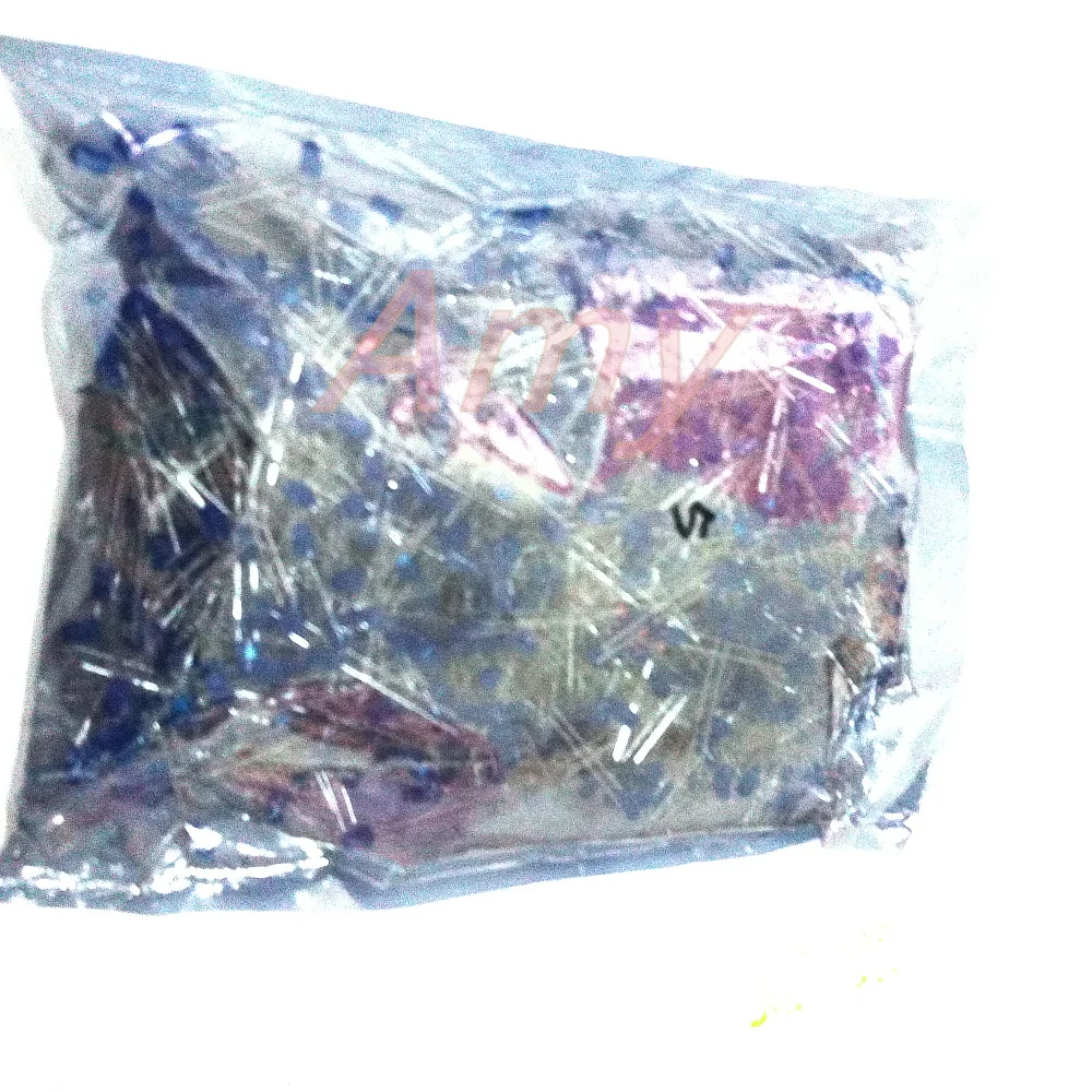 1000 шт./лот 3 мм Светодиодная лампа супер яркие синие волосы светодиодные