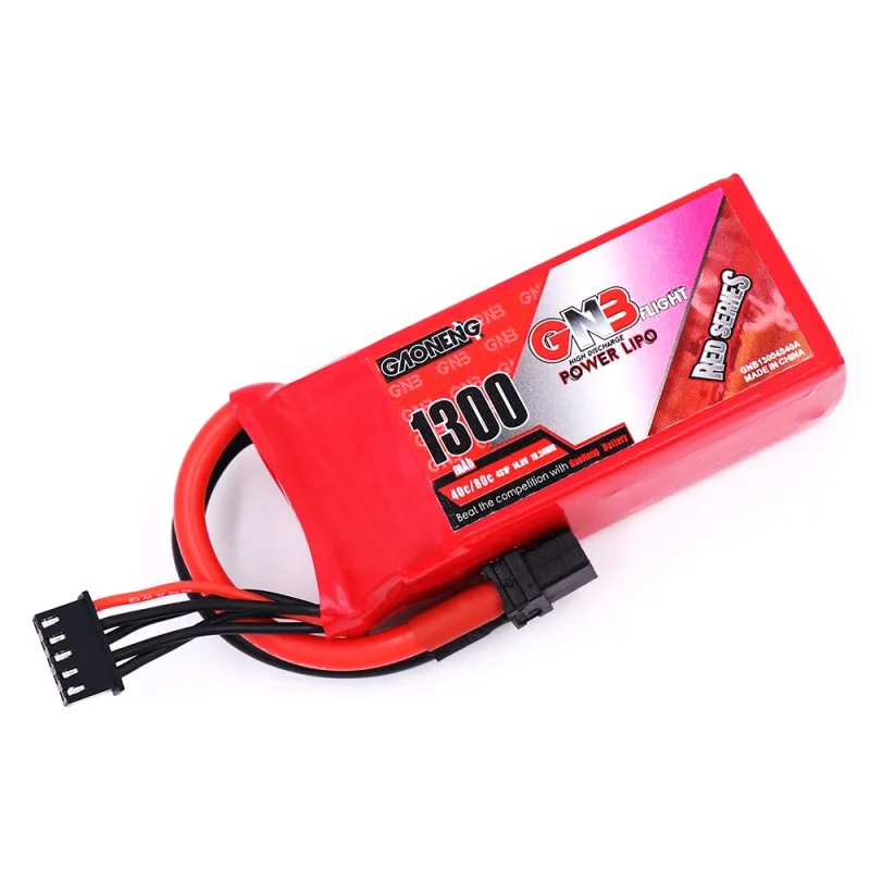 Gaoneng GNB 4S 14.8V 1300mAh 40C Lipo XT60