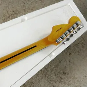 

High quality FDST-1011 Red color solid body with white pickguard rosewood fretboard electric guitar, Free shipping