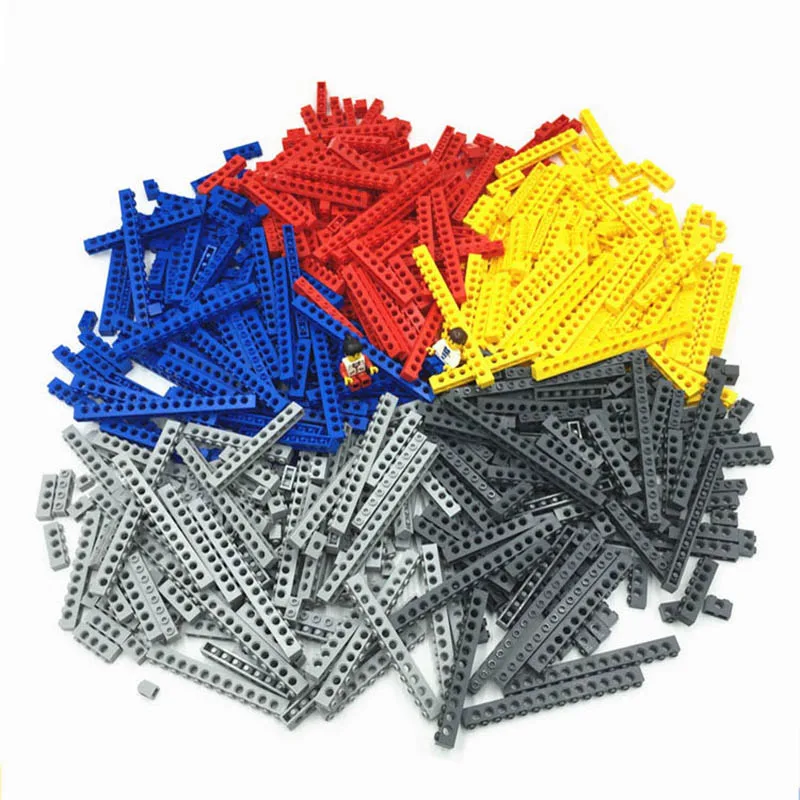 

500g Children Toys Skill Building Blocks Parts Thick Bricks MOC 10 Size 5 Colors Mix Combination DIY Toys Blocks Gifts Kids Toy