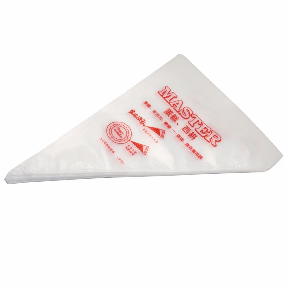 Qookiee 100pcs Cake Pastry Bags DIY Piping Icing Fondant Cream Plastic Decorating Tool Bakeware Confectionery | Дом и сад