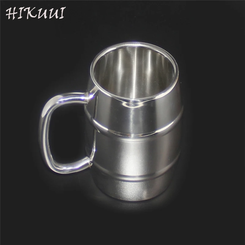 Кружка пивная в форме барабана из нержавеющей стали 350/550 мл 1 шт.|cup mug|milk cupbeer cup |