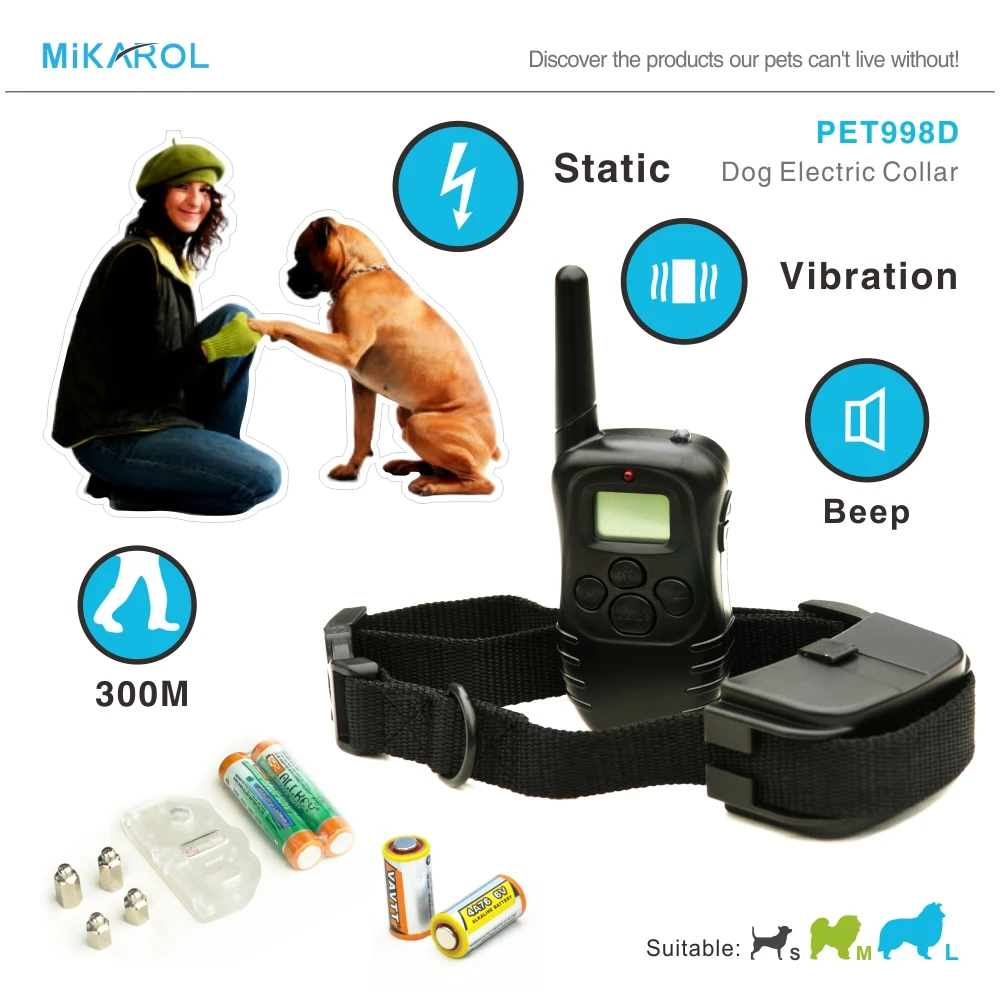 Собака Электронных Шок Дистанционного Управления Кора Ошейник Pet Тренер