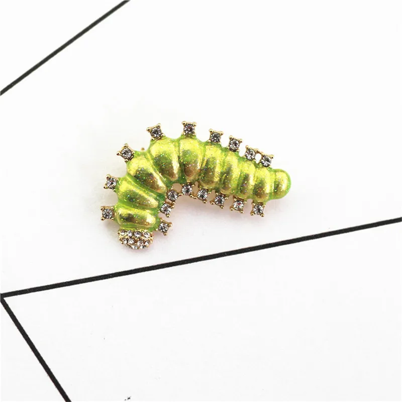 Новая эмалированная брошь в японском и корейском стиле полудрагоценный камень