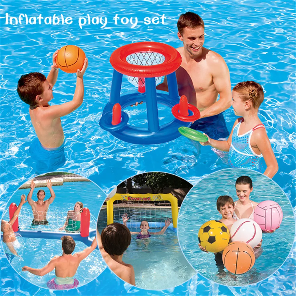 Inflatable Football Goal Volleyball Basketball Water Balloons Swimming Pool Sports Game Toys Beach Party Ball for Children Adult
