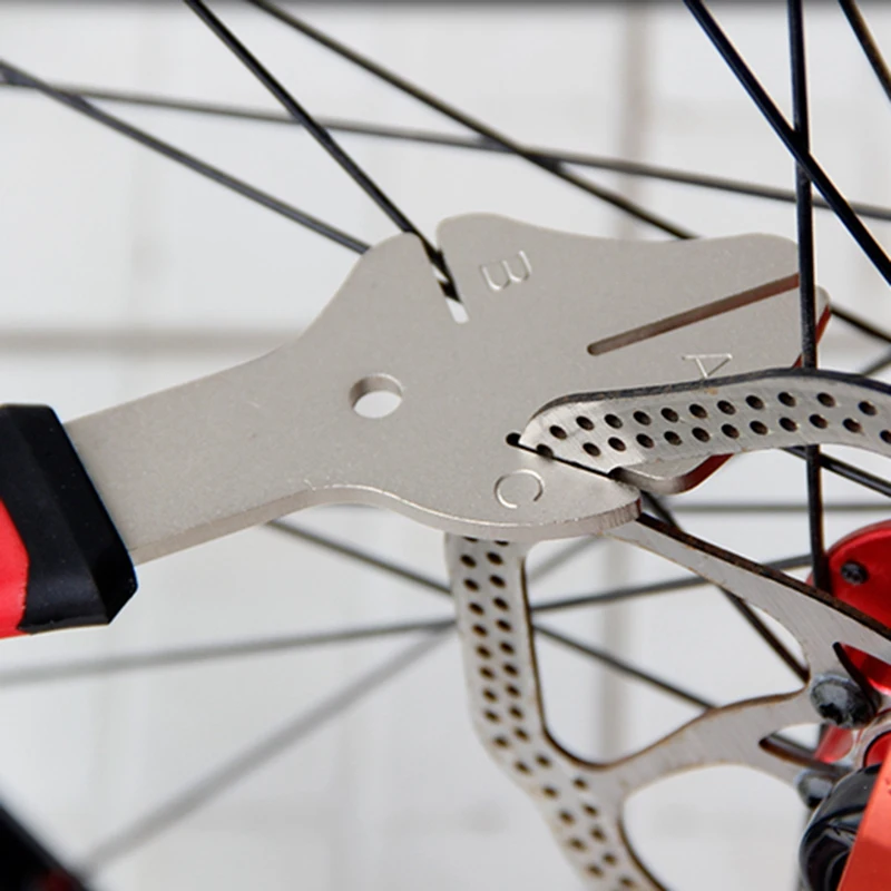 Велосипед ручной Mtb велосипеда дисковый тормоз ротора сплющивающий инструмент для велосипедного Тормоза Дисковый контроллер инструмент для установки на трубу велосипедного ремонта слишком