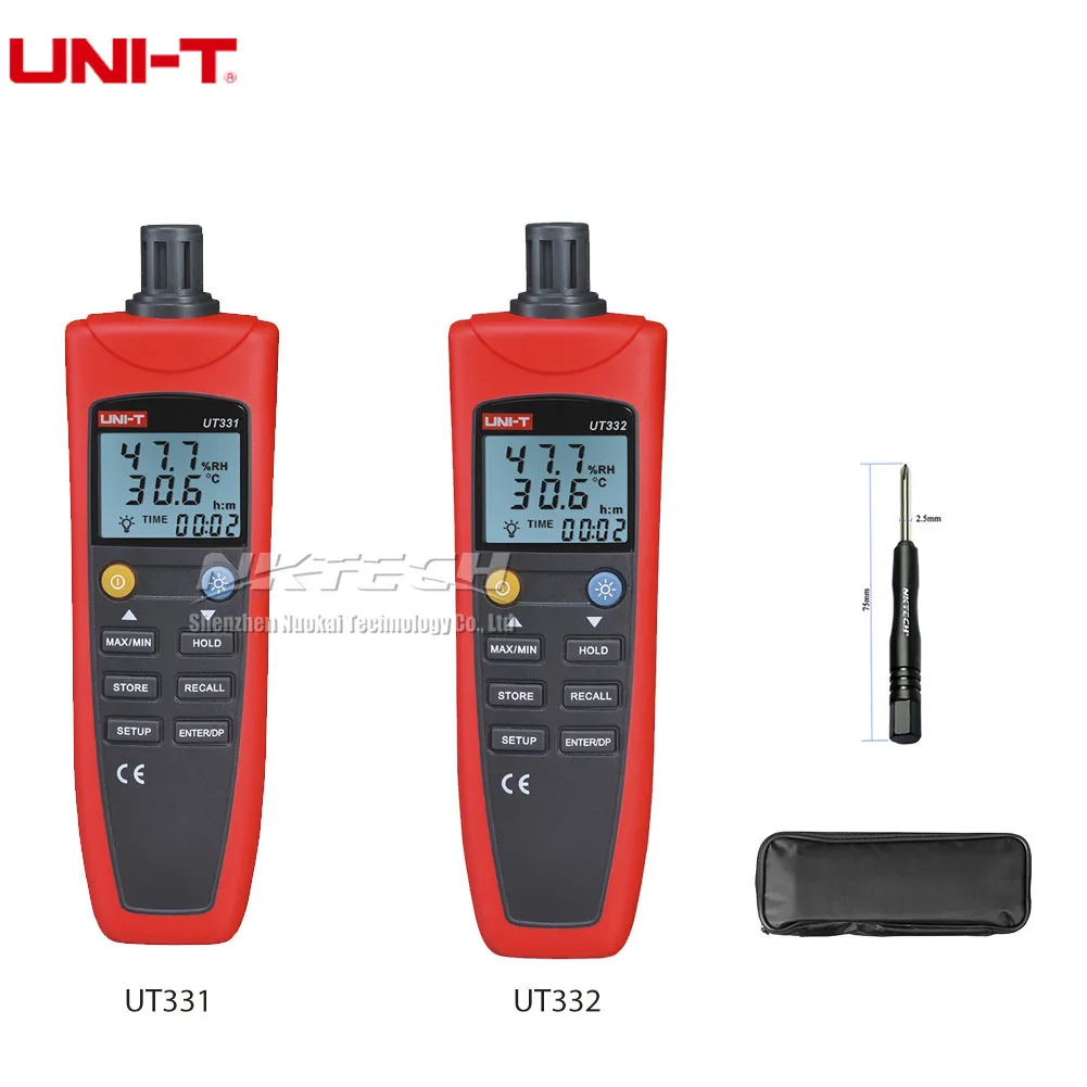 UNI-T цифровой измеритель температуры и влажности UT332 UT331 термо-гигрометр термометр