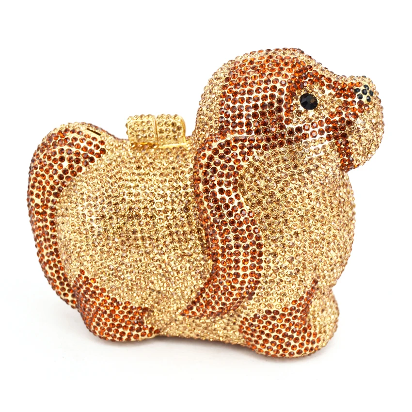 Модная дизайнерская вечерняя сумочка с кристаллами для собак женские вечерние