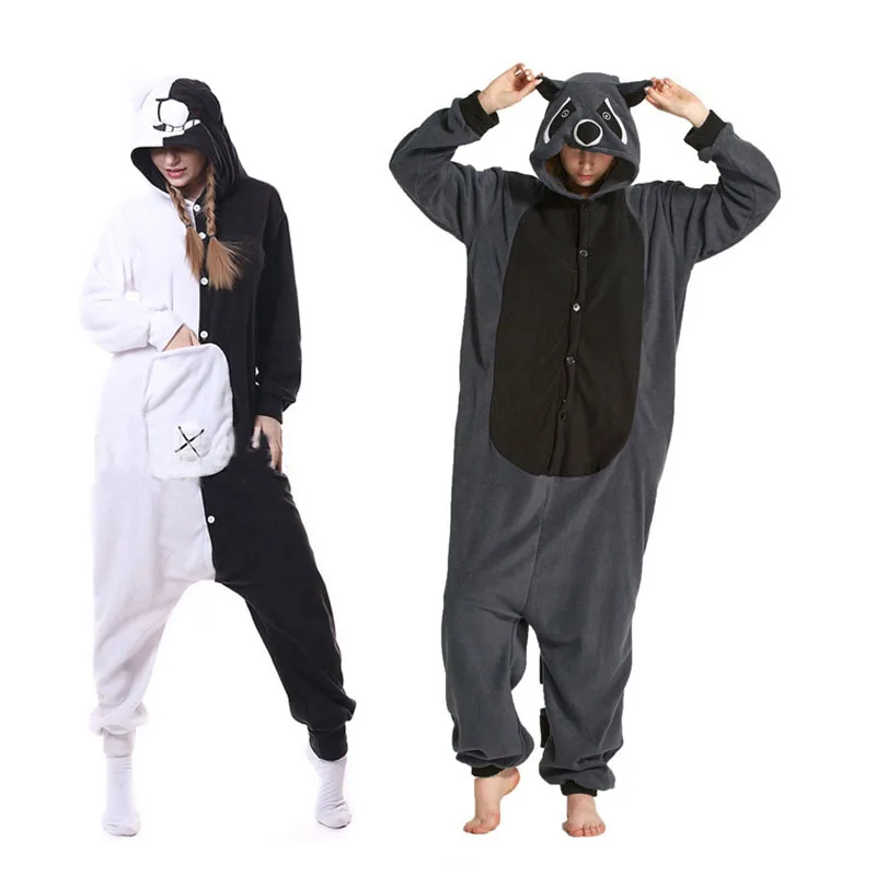 Забавная Пижама кигуруми с героями мультфильмов Комбинезоны для взрослых
