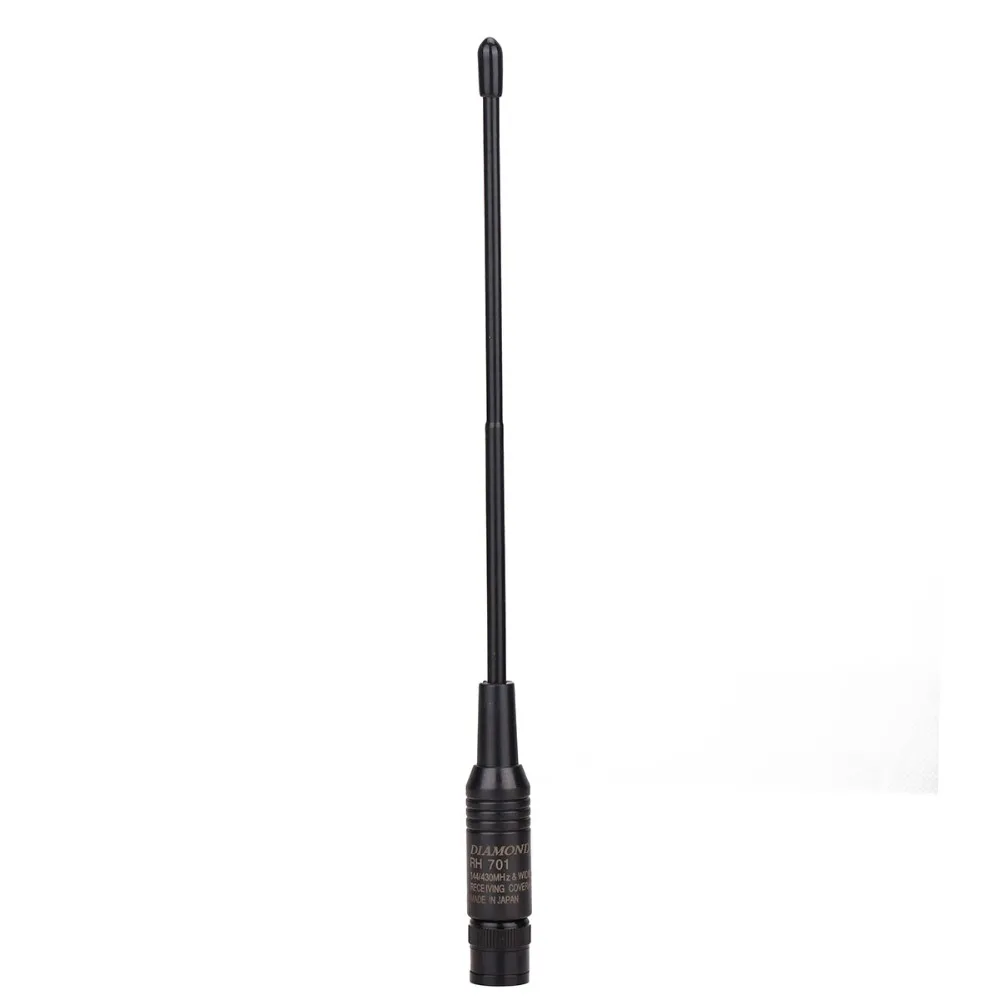 2 шт. Алмазная RH701 BNC Двухдиапазонная VHF/UHF 144/430MHz мягкая антенна для Kenwood ICOM Moto Walkie