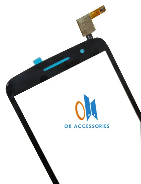 Черно белый цвет для Alcatel One Touch Pop 2 OT7044 7044 7044Y 7044A 7044X сенсорный экран дигитайзер с