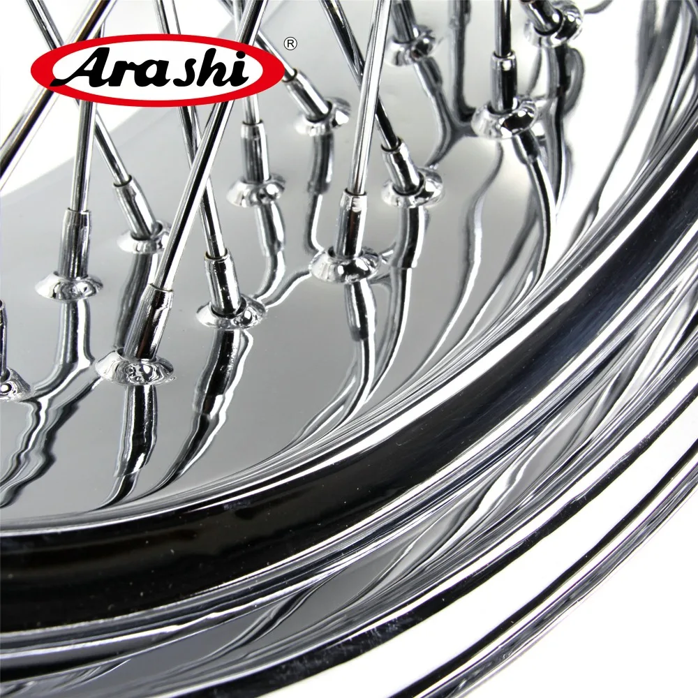 Хромированный обод колеса Arashi 18x10 5 дюйма 80 спиц задний для Harley Davidson Custom FXSB SOFTAIL Road