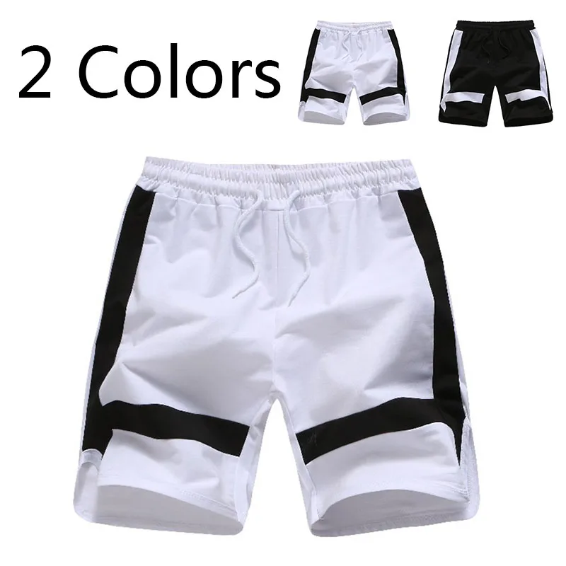 Летние шорты мужские повседневные свободные галстук веревка эластичный пояс