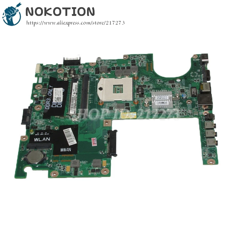 NOKOTION DAFM9BMB6D0 CN-0G936P 0G936P материнская плата для ноутбука Dell Studio 1558 основная плата HM57 DDR3