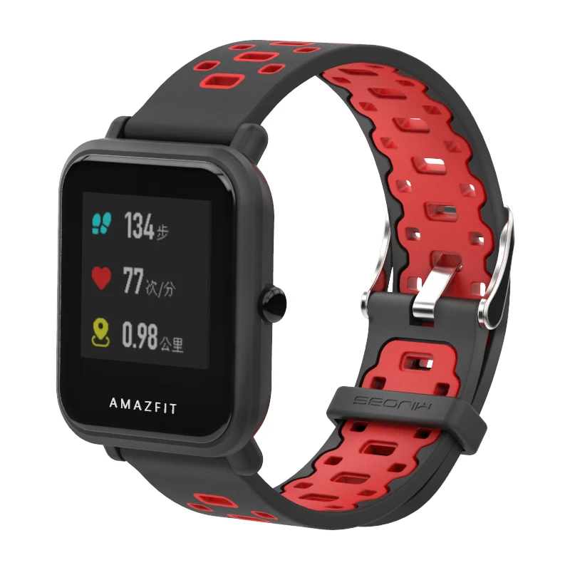 Фото Чехол для Huami Amazfit Bip Band, браслет, Аксессуары для смарт-часов, рамка, защита для ПК, силиконовый ремешок на запястье для Amazfit Bip №5