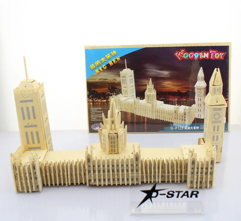 Бесплатная доставка наволочки с принтом Лондона и Биг-Бена деревянные