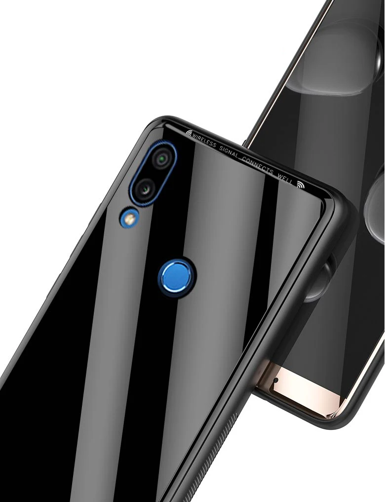 Latest style Glass Shell For Huawei Y9 2019 case 2019Y 9 Y92019 JKM-LX1 JKM-TL00 JKM-AL00 6.5&quot Phone Bag | Мобильные телефоны и