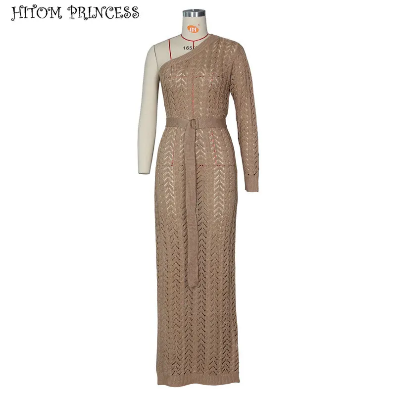 HITOM Принцесса сексуальное вязаное крючком покрытие ups Сплит пляжное платье