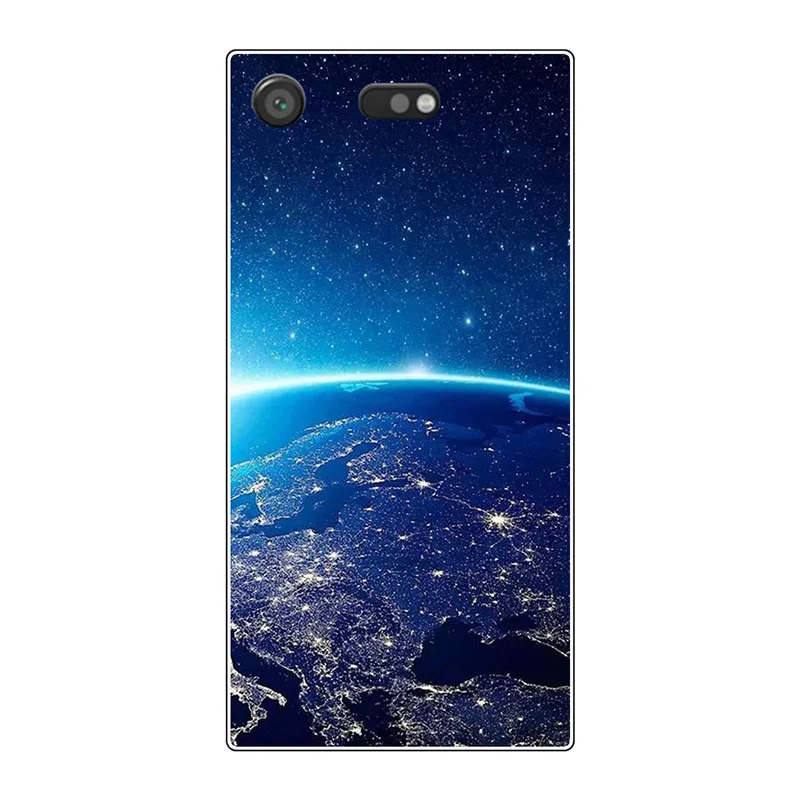 Чехол для Sony Xperia XZ1 G8341 G8342 5," красочная печать телефон задняя крышка Жесткий матовый чехол милый Turbo Замороженные Coque - Цвет: A132