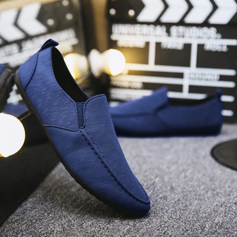 2018 New summer personality casual shoes beans men lazy feet men's high quality Breathable For loafers | Обувь