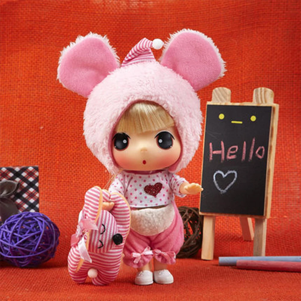 Кукла длинная 18 см Подлинная Корейская сменная искусственная принцесса BJD мини