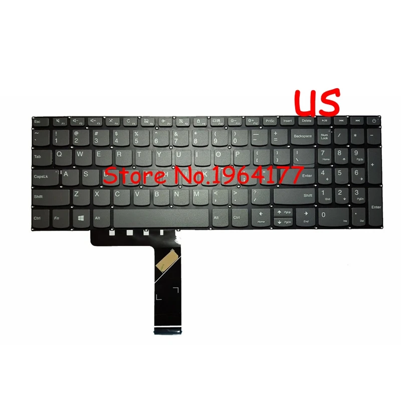 Новая Клавиатура ноутбука США для lenovo Ideapad 320-15 5000-15 320-15IKB 520-15ikb 15,6 дюймов черный