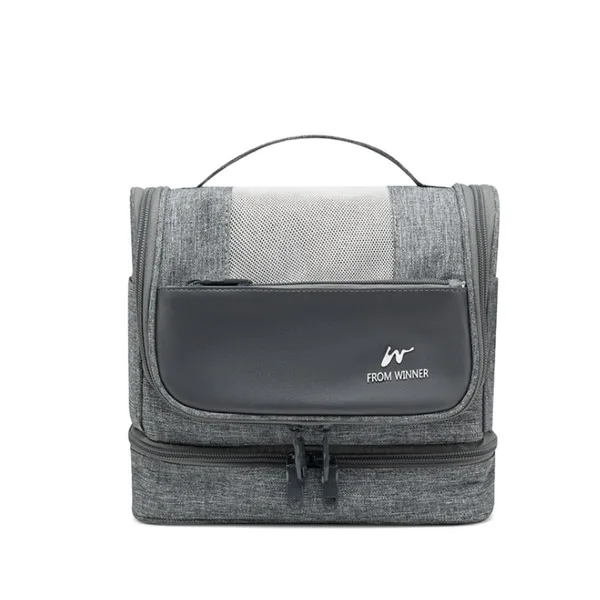 Gray Bag Водонепроницаемая подвесная косметичка для туалетных принадлежностей, косметичка, чехол для хранения макияжа, органайзер, косметичка, аксессуары, принадлежности - Цвет: Gray Bag