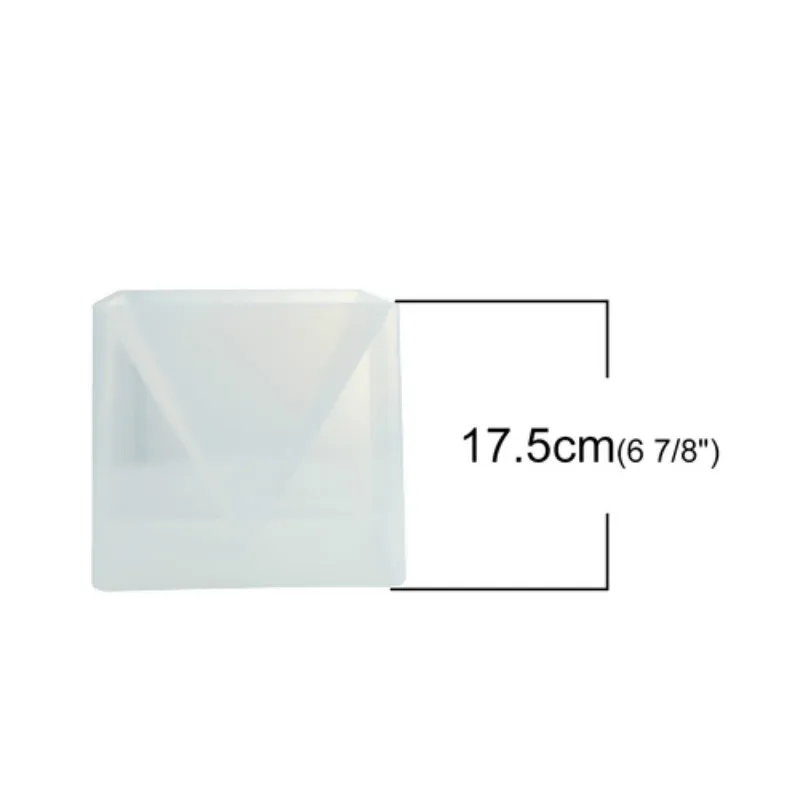 Силиконовые формы для изготовления пирамиды белые квадратные ювелирные