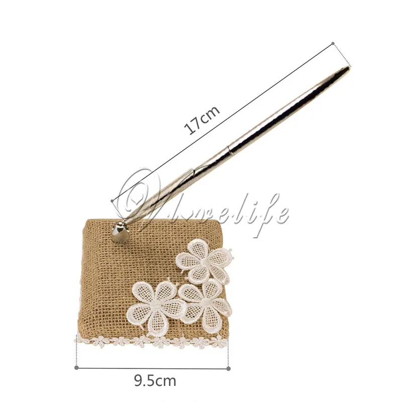 Деревенский набор ручек для свадьбы ручная работа мешковина ручка-держатель