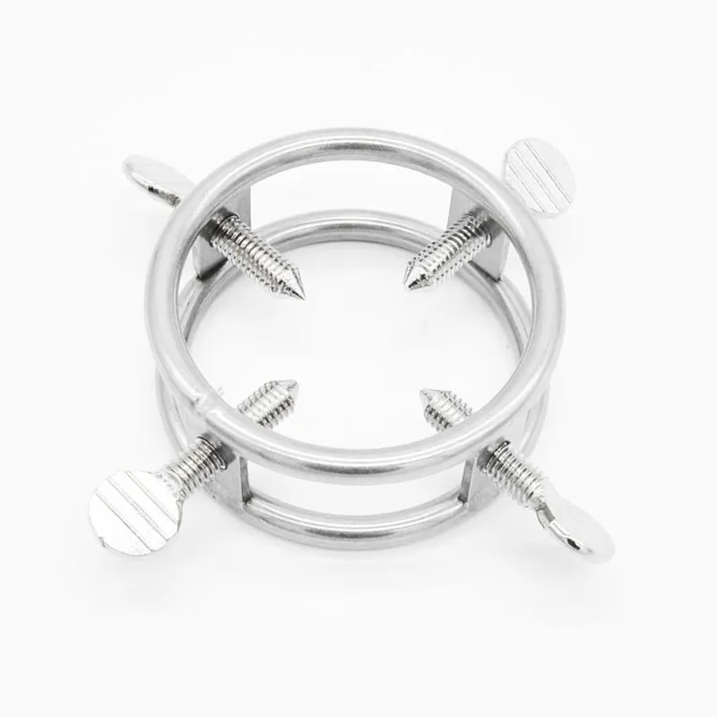 Новинка кольцо для пениса из нержавеющей стали шариковое растягивающее винт