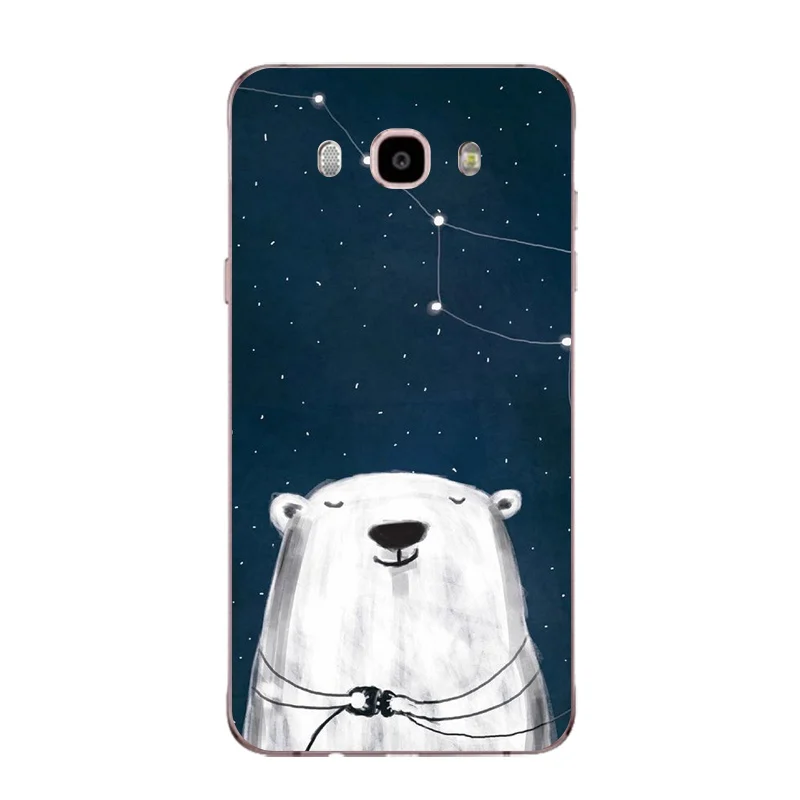 Модный мягкий прозрачный чехол из ТПУ для телефона Samsung J3 J5 J7 S6 S7 S8 note8 A3 A5 C7 J2prime