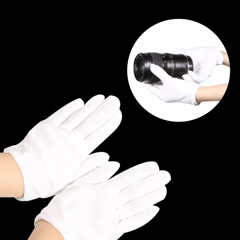 Белые перчатки для фотосъемки Meking аксессуары фотостудии с защитой от отпечатков
