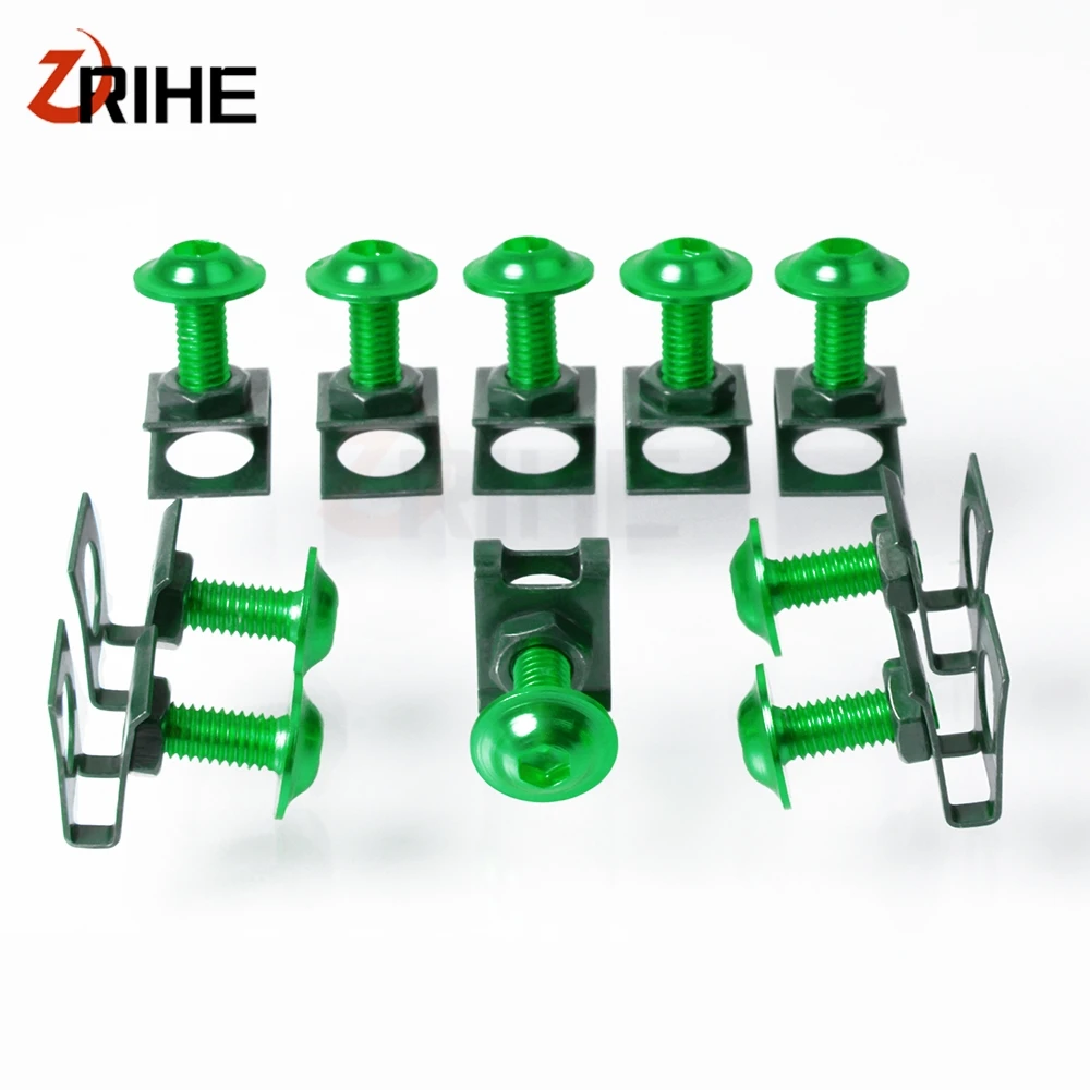 10 шт. универсальные болты для мотоциклов наборы винтов гайки BMW G650 F650 F800 R 1150 1200 GS