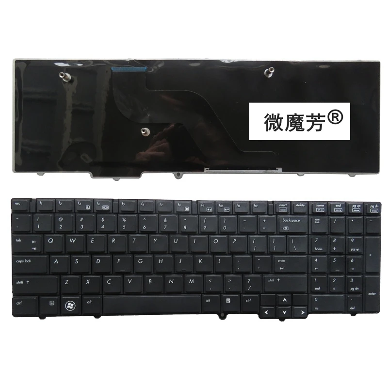 Новая Черная английская клавиатура для HP ноутбука EliteBook 8540 8540P Вт - купить по