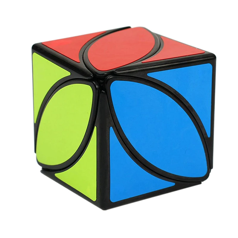 black Новое поступление QiYi Mofangge головоломка Ivy Cube первого твист кубики из листьев линии, головоломка, скоростной волшебный куб, обучающие игры подарок Cubo Magico - Цвет: black