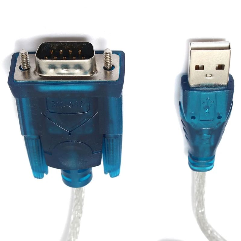 1 шт. полупрозрачный кабель USB 1/2 0 на RS 232 9 Pin DB9 COM|usb usb|usb usb usbcable |
