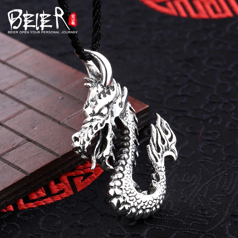 Властная подвеска в виде животного Beier дракон ожерелье бесплатная доставка