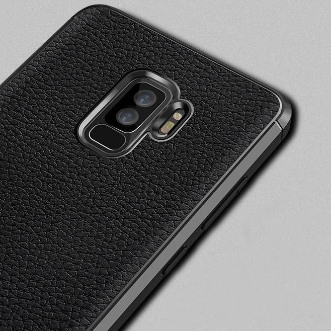 Шикарный кожаный чехол с узором эффектом потертости для samsung Galaxy S8 S9 плюс A3 A5 A7 2018